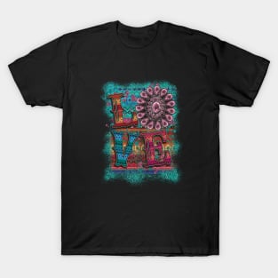 Love Aztec Gem Stone T-Shirt